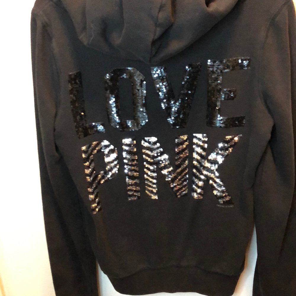 Sequin PINK Victoria’s Secret Hoodie